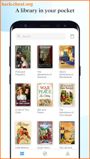 Pocket eReader-eBooks free mobi, pdf, epub, word screenshot