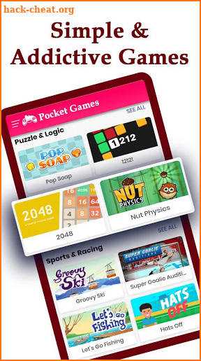 Pocket Games - Play Online Games | Play and win screenshot