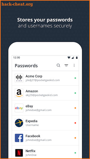 Pocket Geek Privacy screenshot