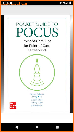 Pocket Guide to POCUS: Point-of-Care Ultrasound screenshot
