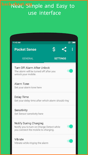 Pocket Sense - Anti-Theft & Don't touch alarm screenshot