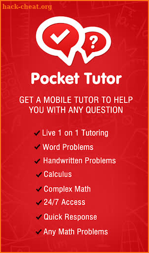 Pocket Tutor - Math Help screenshot