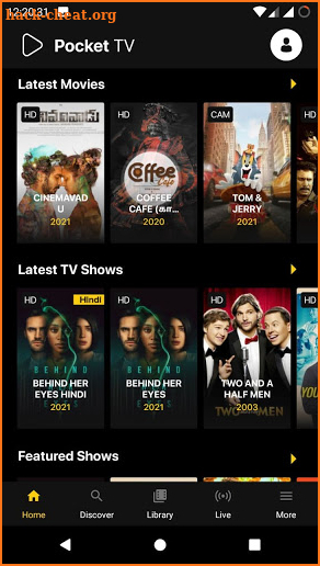 Pocket TV: Free Movies, Live TV & Web Series screenshot