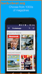 Pocketmags Magazine Newsstand screenshot