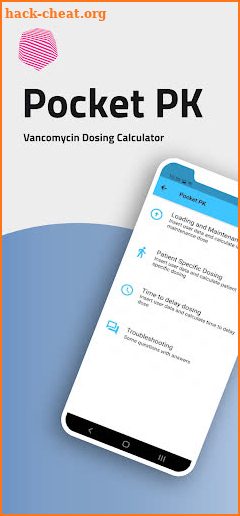 PocketPK - Vancomycin Dosing Calculator screenshot