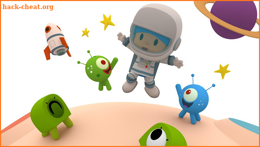 Pocoyo 1, 2, 3 Space Adventure: Discover the Stars screenshot
