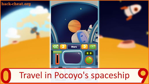 Pocoyo 1, 2, 3 Space Adventure: Discover the Stars screenshot