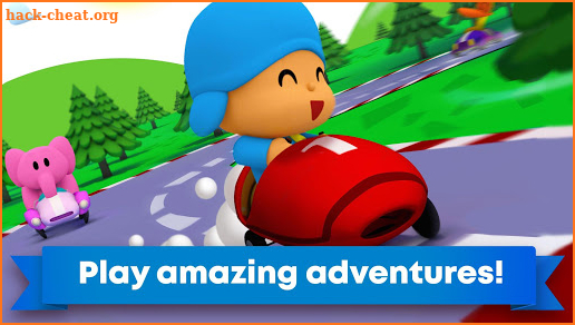 Pocoyo Racing: Kids Car Race - Fast 3D Adventure screenshot