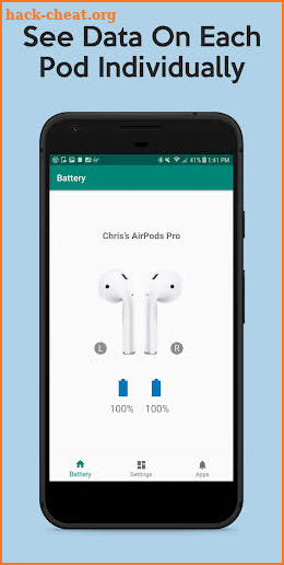 PodAir - AirPods Battery Level screenshot