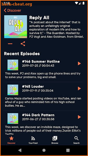 Podalong: Discover and Connect with Your Podcasts screenshot
