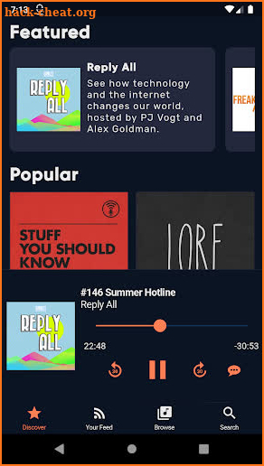 Podalong: Discover and Connect with Your Podcasts screenshot