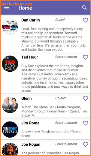 Podcast Audio Player & Radio Free App - CastMe screenshot