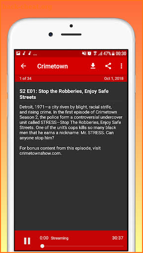 Podcast : Crimetown Podcast screenshot