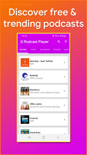 Podcast Player & Podcast App - XPod screenshot