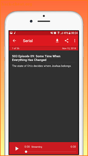 Podcast : Serial Podcast screenshot