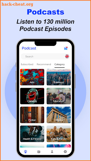 Podcasts Player, Play Radio FM screenshot