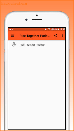 Podcasts : RISE Podcast screenshot
