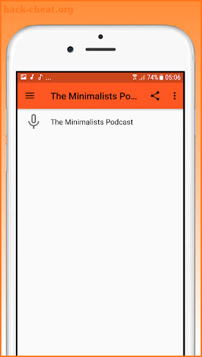 Podcasts : The Minimalists Podcast screenshot