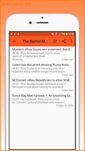 Podcasts. : The Rachel Maddow Show Podcast screenshot