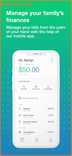 PODERcard - Mobile Banking screenshot