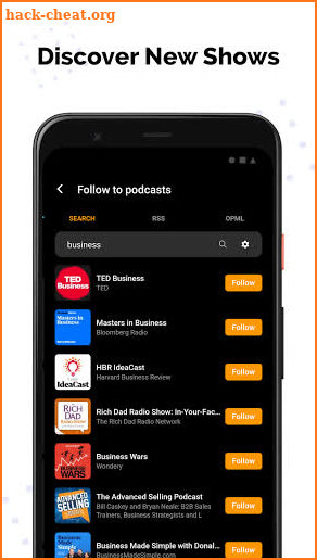 Podkicker Podcast Player screenshot