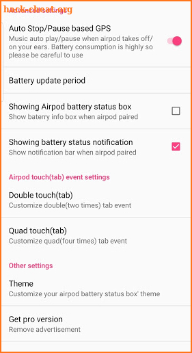 Podroid (Using Airpod on android like iphone) screenshot