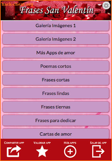 Poemas Amor para San Valentin screenshot