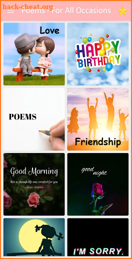 Poems - Love, Friendship, Birthday, Family & more screenshot