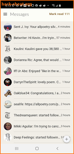 Poetry.app Allpoetry screenshot
