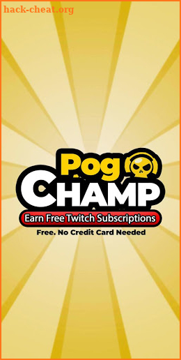 PogChamp : Play2Earn Twitch Subs & IRL Rewards screenshot