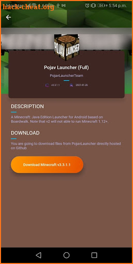 Pojav Launcher Manager screenshot