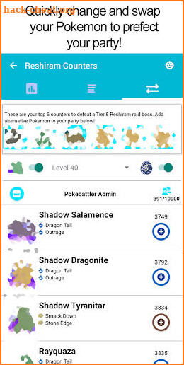 Pokebattler Raid Party - Raid Counters & Guide screenshot