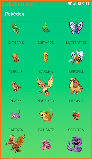 Pokédex - Lista de Pokemon! screenshot