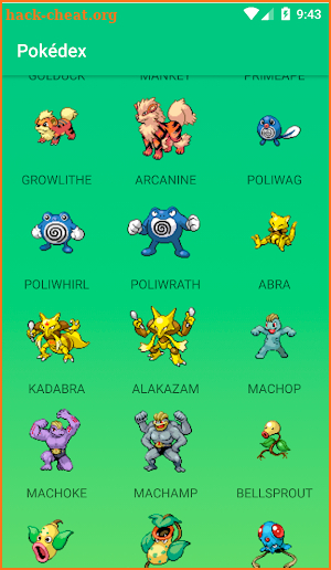 Pokédex - Lista de Pokemon! screenshot