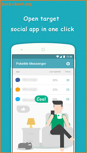 PokeMe Messenger screenshot
