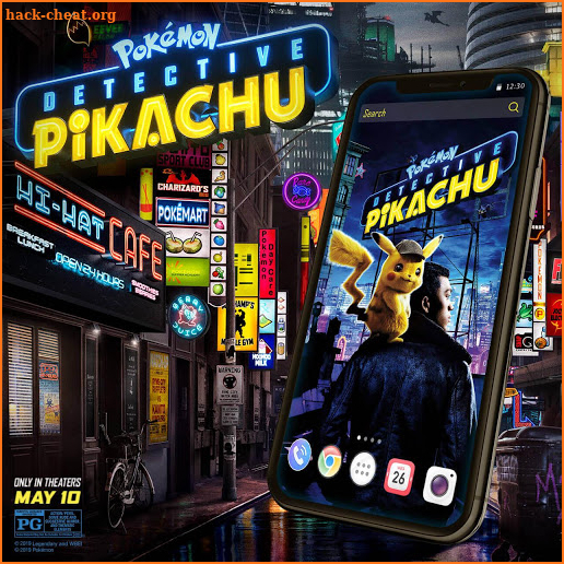 Pokémon Detective Pikachu Launcher & Wallpaper screenshot
