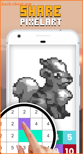 Pokemon - Free Coloring by Number Pixel Art Games screenshot