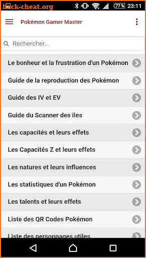 Pokémon Gamer Master screenshot