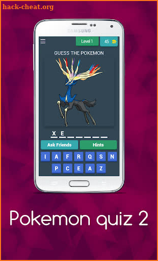 Pokemon quiz 2 screenshot