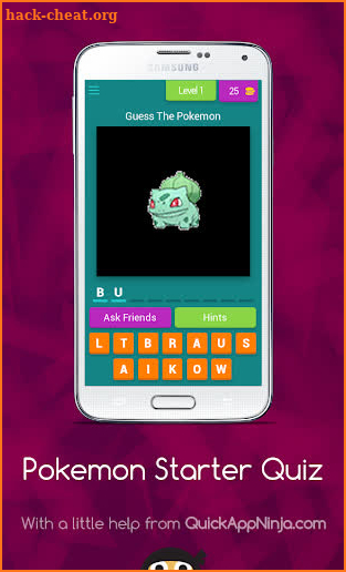 Pokemon Starter Quiz screenshot