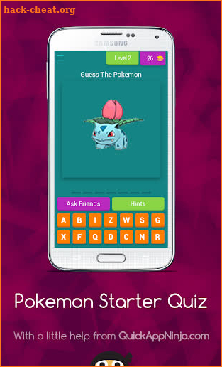 Pokemon Starter Quiz screenshot