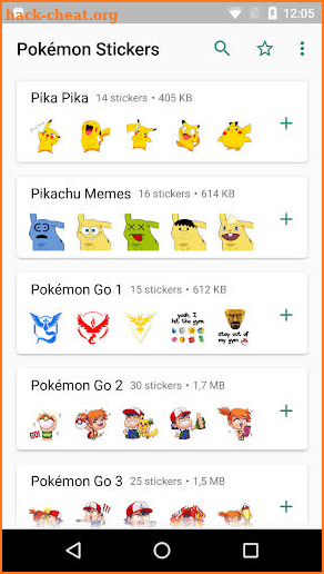 Pokémon Stickers 🐱 WAStickers WAStickerApps screenshot