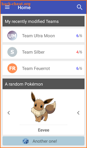 Pokémon Teambuilder screenshot
