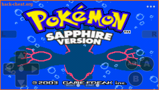 Pokemoon sapphire version - Free GBA Classic Game screenshot