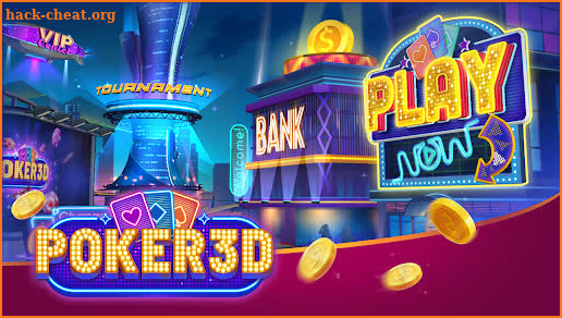 Poker 3D ZingPlay Texas Holdem screenshot