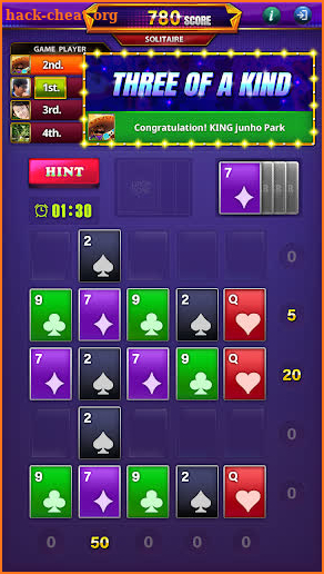 Poker 5x5 - Solitaire screenshot