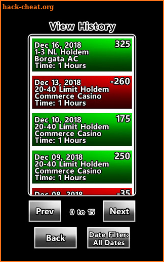 Poker Bankroll Pro screenshot