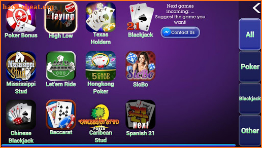 Poker Bonus Texas HoldEm screenshot