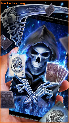 Poker Grim Reaper Live Wallpaper screenshot