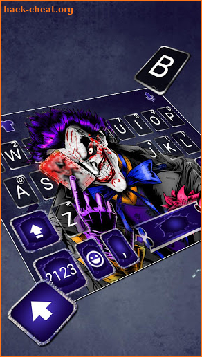Poker Joker Clown Keyboard Theme screenshot